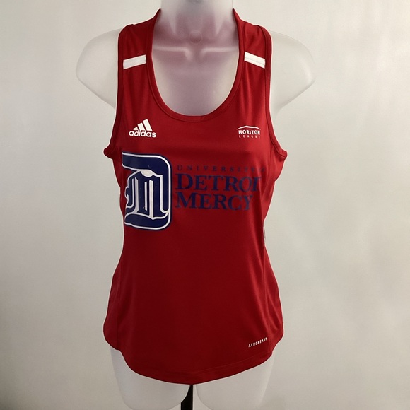 Adidas Women’s Red Tank Top “University of Detroit Mercy” Size XS - Picture 1 of 8